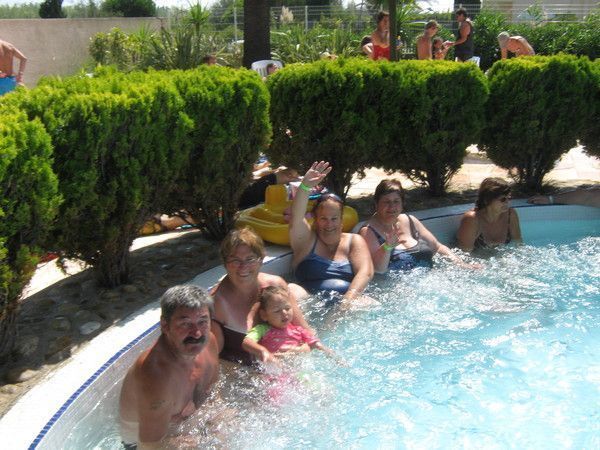 a la piscine